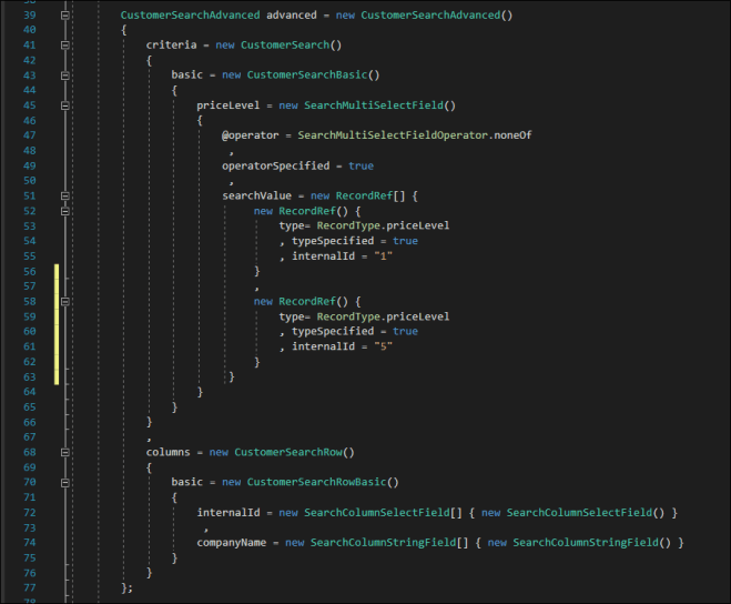 FindCustomersWithPriceLevels