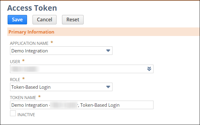 Access Token Create